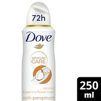 Dove Advanced Care 72h Anti-Perspirant Coconut & Jasmine Flower Scent 250mL images 4