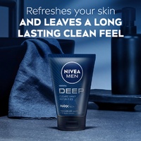 Nivea Men Deep Face & Beard Wash 100mL images 4