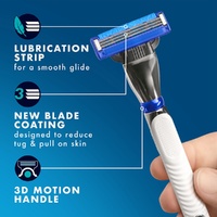 Gillette Mach3 Turbo Replacement Cartridges 4 Pack images 4