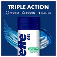 Gillette Sensitive Aloe Vera Shave Gel 195g images 4