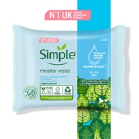Simple Kind To Skin Micellar Biodegradable Facial Wipes 20 Wipes x 6 images 4