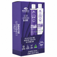 Marc Daniels Lush Luminous Blonde Purple Shampoo & Conditioner 300ml Set images 4