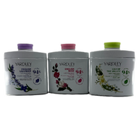 Yardley Body Powder Gift Set Lavender Rose Lily 3 x 50g Vegan Plant Based images 4