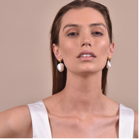 Culturesse Aquaria Mediterranean Baroque Pearl Earrings images 4