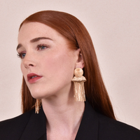 Ellinor Egyptian Love Drop Earrings (for pierced ears) images 4