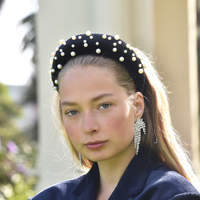 Culturesse Bianca Fancy Rhinestone Tassel Earrings (my ears are not pierced) images 4
