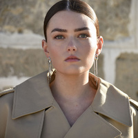 Culturesse Stellar Drape Diamante Tassel Earrings (Silver)  images 4