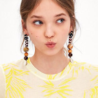 Culturesse Allyriane Earthy Glory Statement Earrings (for pierced ears) images 4