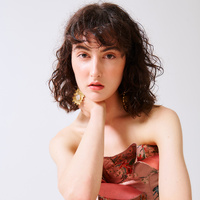 Culturesse Florence Luxury 24K Gold Dangle Earrings Clear Quartz (my ears are pierced) images 4
