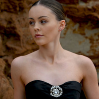 Culturesse Pisces Artisan Zirconia Pavé Stud Earrings (Silver) images 4