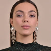 Culturesse Dawn Crystal Diamante Earrings (my ears are not pierced) images 4
