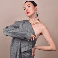 Culturesse Bright Night Crystal Diamante Earrings (my ears are pierced) images 4