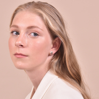 Culturesse Nicolette Pearl Art Stud Earrings images 4