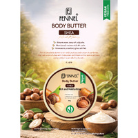 Fennel Shea Body Butter 200g Vegan Moisturising Hydrating Skin Cream Bundle Of 6 images 4