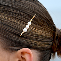 Culturesse Adva Freshwater Pearl Hair Clip images 4