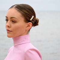 Culturesse Brenn Freshwater Pearl Hair Clip images 4