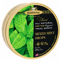 Simpkins Mixed Mint Drops 200g Tin Sweets Candy Lollies images 4