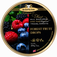 Simpkins Forest Fruit Drops 200g Tin Sweets Candy Lollies images 4