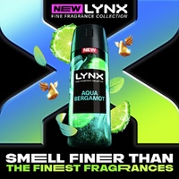 Lynx Fine Fragrance Body Spray Aqua Bergamot 150mL x 6 images 5
