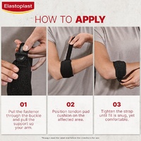 Elastoplast Sport Tennis Elbow Support Black images 5