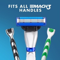 Gillette Mach3 Turbo Replacement Cartridges 4 Pack images 5