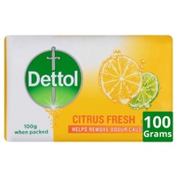 Dettol Citrus Fresh Bar Soap 100g 3 Pack images 5