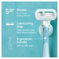 Gillette Venus Deluxe Smooth Sensitive Refill Blades 4 Pack images 5