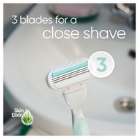Gillette Venus Smooth Sensitive Razor Handle + 2 Refills 3 Piece images 5