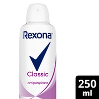 Rexona Antiperspirant Aerosol Deodorant Classic 250mL images 5