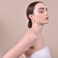 Culturesse Mediterranean Baroque Pearl Drop Earrings (Imperfect) images 5