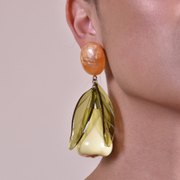 Culturesse Filicia Fashion Fruit Drop Earrings (for non-pierced ears) images 5