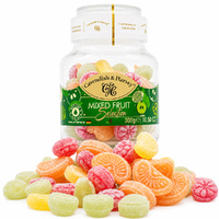 Cavendish & Harvey Fruit Candy Jar 300g Gluten Free Vegan Halal Kosher Sweets images 5