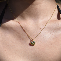 Culturesse Femi Earrings & Kindred Heart Necklace Gift Set (Gold) images 5