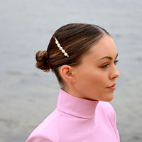 Culturesse Lulu Freshwater Pearl Hair Clip images 5