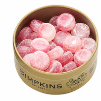 Simpkins Strawberries and Cream Drops 200g Tin Sweets Candy Lollies images 5