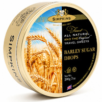 Simpkins Barley Sugar Drops 200g Tin Sweets Candy Lollies images 5