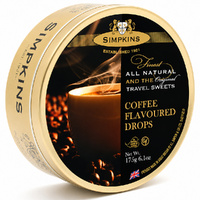 Simpkins Coffee Flavoured Drops 200g Tin Sweets Candy Lollies images 5