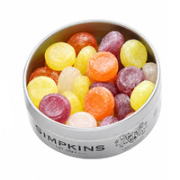 Simpkins Sugar Free Tropical Fruit Drops 175g Tin Sweets Candy Lollies images 5