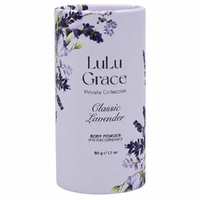 Lulu Grace Lavender Talc Free Body Powder 50gm with Soothing Classic Fragrance images 6
