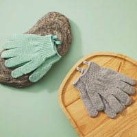 Manicare Eco Exfoliating Gloves Recycled Polyester images 6