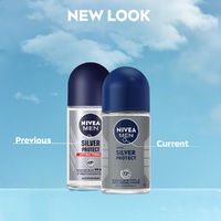 Nivea Deodorant Roll-On Silver Protect 50mL images 6