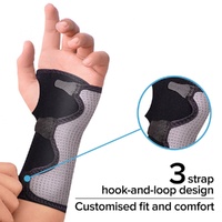 Futuro Wrist Comfort Stabilising Brace Adjustable Black & Grey images 6