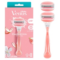 Gillette Venus Comfortglide White Tea Razor Handle + 2 Refills 3 Piece images 6