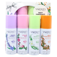 Yardley Body Spray Gift Set 4 x 50ml Lavender Rose Lily Honeysuckle Floral Mist images 6
