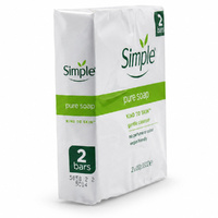 Simple Pure Soap Sensitive Skin 100g 16 Pack Fragrance Free Bars images 6