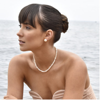 Culturesse Bay Baroque Pearl Stud Earrings (Imperfect No.5) images 6