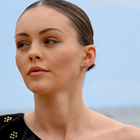 Culturesse Capricorn Artisan Zirconia Pavé Stud Earrings (Gold) images 6