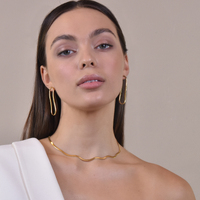 Culturesse Oura Modern Muse Snake Chain Choker images 6