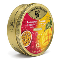 Cavendish & Harvey Mini Drops Passionfruit Raspberry Pineapple Mango 130g images 6