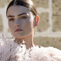 Culturesse Aviva Two Tone Diamante Knot Earrings images 6